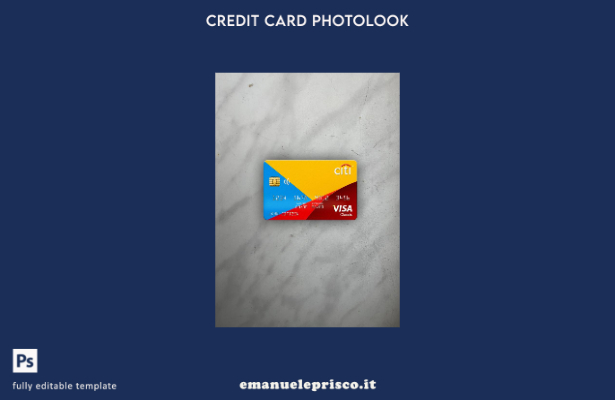 stile verificato modello frontale photolook con carta classica visto Citibank ol